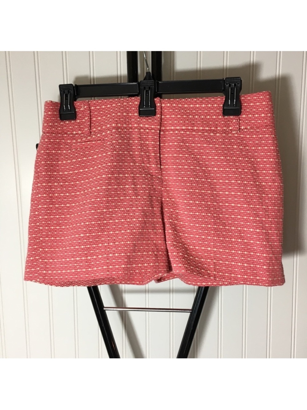 LOFT Coral Textured High Waist Shorts